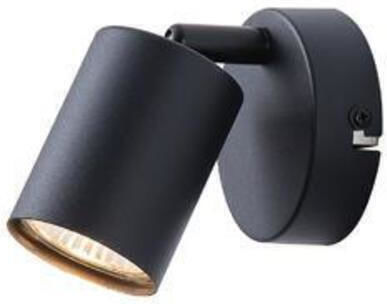 Metal Spot Black 1xGU10 Max 7w 135x80x95mm Arte Illumina Olymp