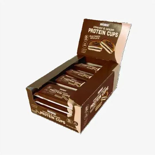 Weider Organic Whole Grain Protein Biscuits With Filling 42gr