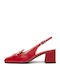 Leather Red Heels