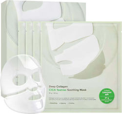 Sungboon Editor Deep Collagen Cica Tea Tree Soothing Mask 37g X 4pcs