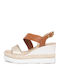 Sommer Damenplattformen Gelbe