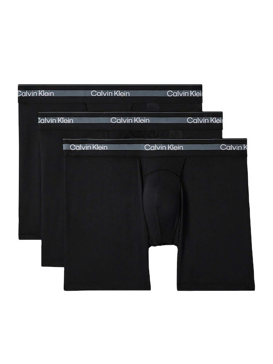 Calvin Klein Мъжки Боксерки Черни 3Pack