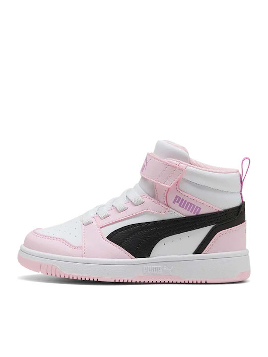 PUMA Rebound V6 Mid Ac+ Ps Adidași Copii High Albi
