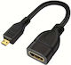 Micro HDMI Weiblich zu HDMI Männlich Konverter 1 Stück