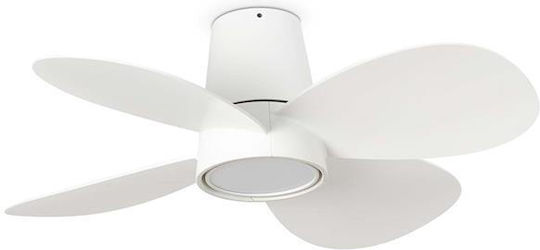 Faro Barcelona Klover SWT Deckenventilator 80cm mit Leuchte Weiß