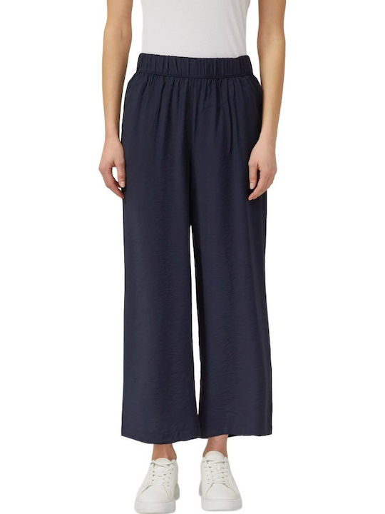 s.Oliver Women's Fabric Trousers Navy Blue