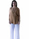 Women's Linen Shirt Brown