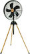 Jocca Tripod Fan Pedestal 50W Diameter 40cm Black