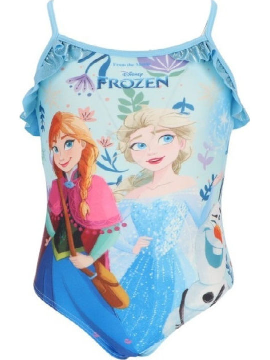Disney Frozen Kinder Badebekleidung Einteilig Mit langen Ärmeln Hellblau Disney Frozen Kinder Badebekleidung Einteilig Mit langen Ärmeln Hellblau