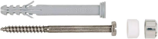 Fischer S 8 Rd 80 Wcr Комплект Анкери За Монтиране На Тоалетна 8x80 Мм