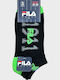 FILA Kids Ankle Socks Black 3 Pairs