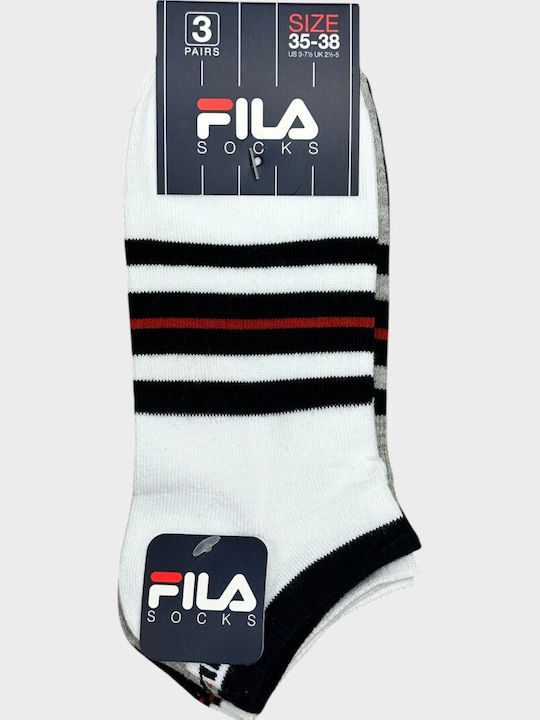 FILA Αθλητικά Παιδικά Σοσόνια Πολύχρωμα 3 Ζευγάρια