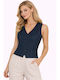 Blue Women's Vest SS-J172550-5-26VE-Blue