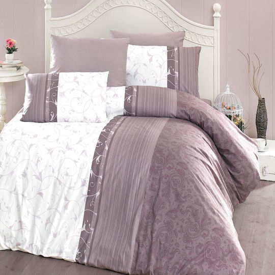 First Choice Σετ Σεντόνια Υπέρδιπλα 240x260εκ. Lilac (5τμχ)
