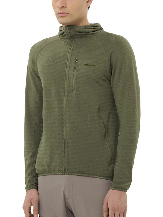 Salomon Essential Herren Jacken Winter Khaki