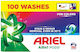 Ariel All In Перилен Препарат за Цветни Дрехи 100 Капсули