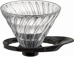 Hario V60 02 Glas Pour Over Kaffeemaschine Schwarz Hario V60 02 Glas Pour Over Kaffeemaschine Schwarz