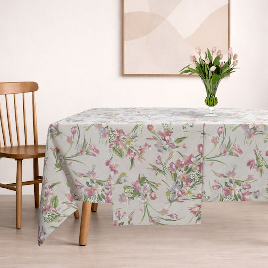 Dimeco Dimeco Tischdecke Floral Floral 140x220cm