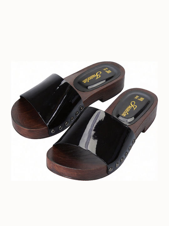 Jomix Patent Leather Women's Moccasins in Black...