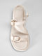 Women's Flat Sandals Flatforms Beige