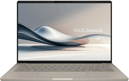 Asus ZenBook A14 14" OLED FHD+ (Snapdragon-X2 Elite/32GB/1TB SSD/W11 Home) Iceland Grey (International English Keyboard)