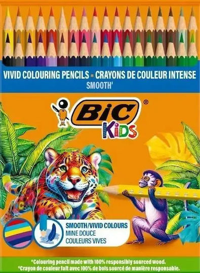 BIC Kids Glatte Eco Holzstifte 48 Stück