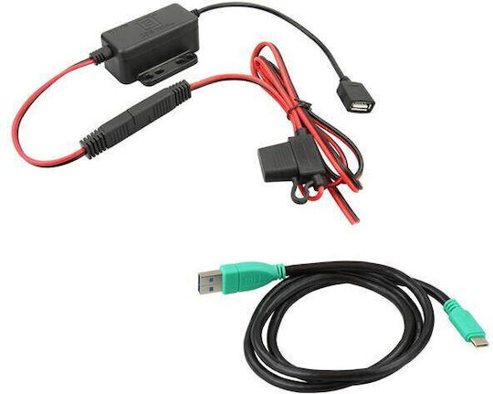 Ram Mounts Gds Modular 30-64v Hardwire Charger Type-c Cable Multicolor
