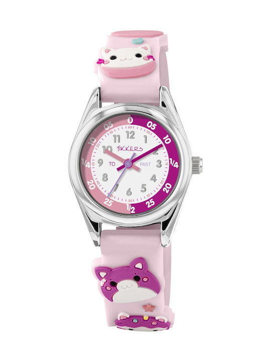 Tikkers Kids Analog Watch Pink