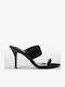 Suede Women's Sandals Black