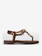 Women's Flat Sandals Brown