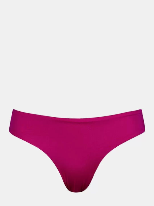 Rock Club Slip Bikini Magenta