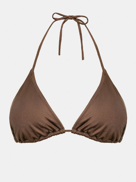 Rock Club Bikini Τριγωνάκι Καφέ
