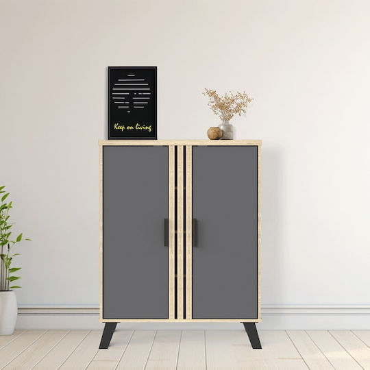 Ξύλινη Παπουτσοθήκη Shoby 70.5x30x91cm