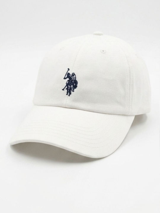 Women's Cap Us Polo Assn Cap 000195 Chpd Baseball Cap Us43381001 100 White