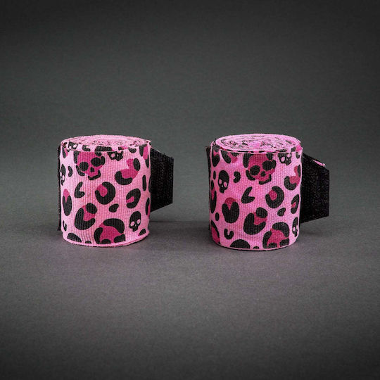 Μπαντάζ Venum Skull Handwraps Candy Pink Purple