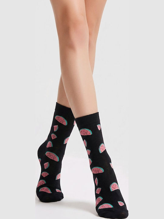 Hoho Socks Damentaschen Schwarz