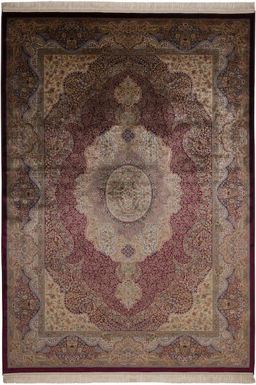 Biokarpet Qum 2106b Bordo-240x340