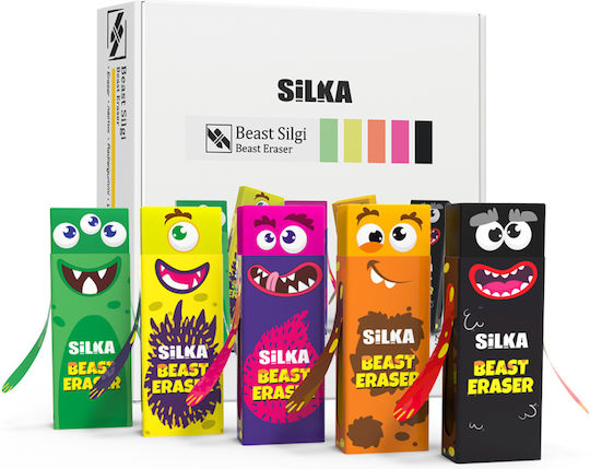 Radiere Silka Box Fără Reziduuri 20 Bucăți/Ambalaj Silka Beast Design Monstru