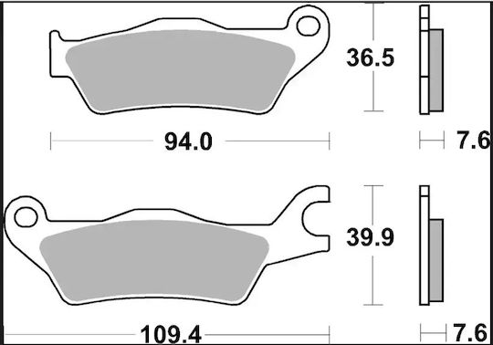 Brembo Карбонови Накладки 07su33cc 1 Комплект 1 Аплик