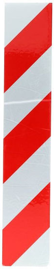 Carpoint Protective Foam Wall Stickers White Red 41x7.5x1.5cm 2 Pcs 2237828