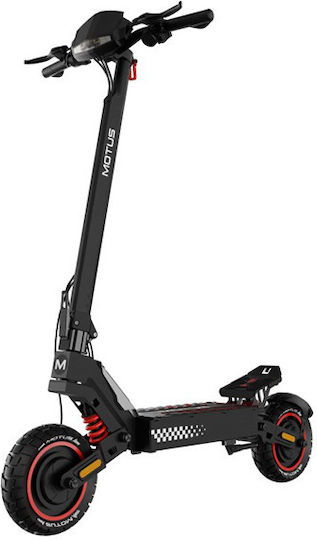 Motus Daytona 10 Max Elektroroller mit 20 km/h Höchstgeschwindigkeit in Schwarz Farbe