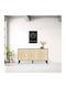 Bufet Billie Din Lemn Antracit 149x40x77cm
