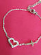 Amalfi Accessories Women's Bracelet with Heart Design Made of Steel