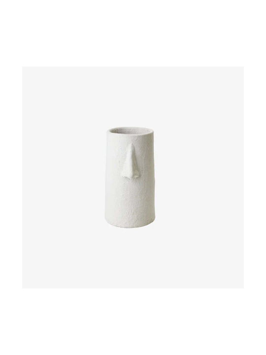 Phos & Gaia Decorative Ceramic Vase Margaretha White