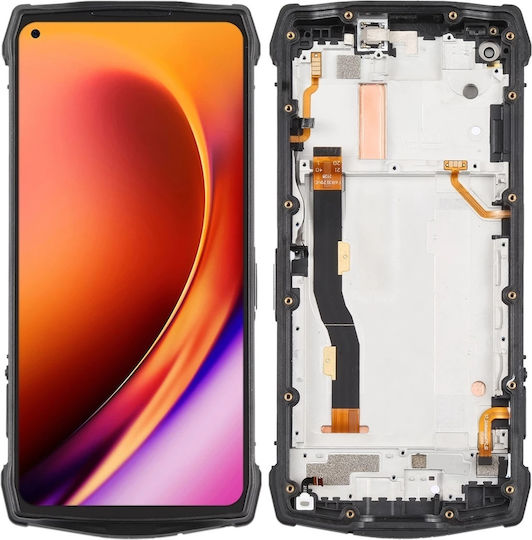 Ulefone Armor Screen with Touch Mechanism and Frame for Ulefone Power Armor 13 Black