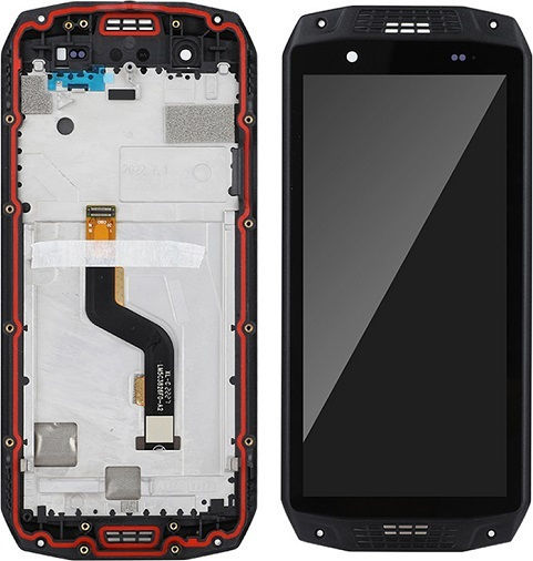 Ulefone Armor Screen with Touch Mechanism and Frame for Ulefone Armor 15 Black