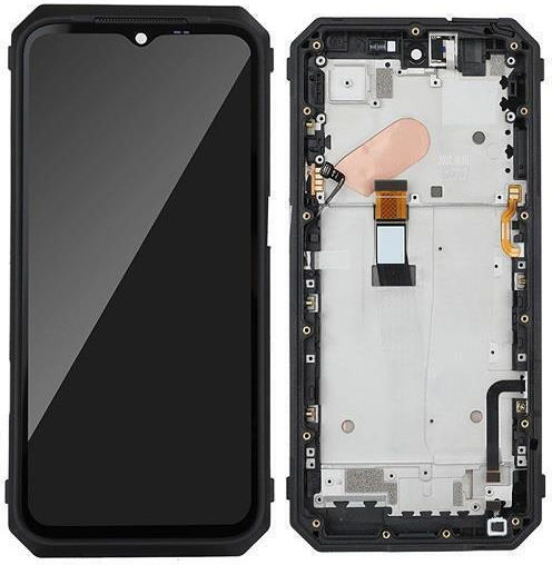 Ulefone Armor Screen with Touch Mechanism and Frame for Power Armor 18/18t/19/19t Black