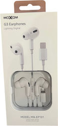 Moxom MX-EP101 In-ear Handsfree Ακουστικά με Βύσμα Lightning