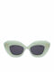 Loewe Women's Sunglasses with Green Frame and Gray Lens