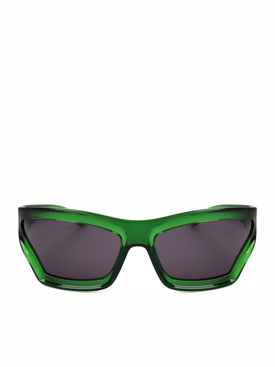 Loewe Unisex Sunglasses with Green Frame and Gray Lens